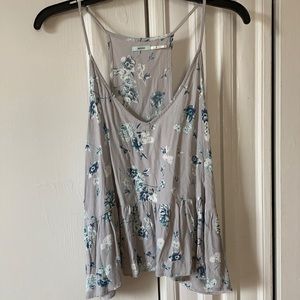 Urban Outfitters Kimchi Blue Floral Peplum Cami